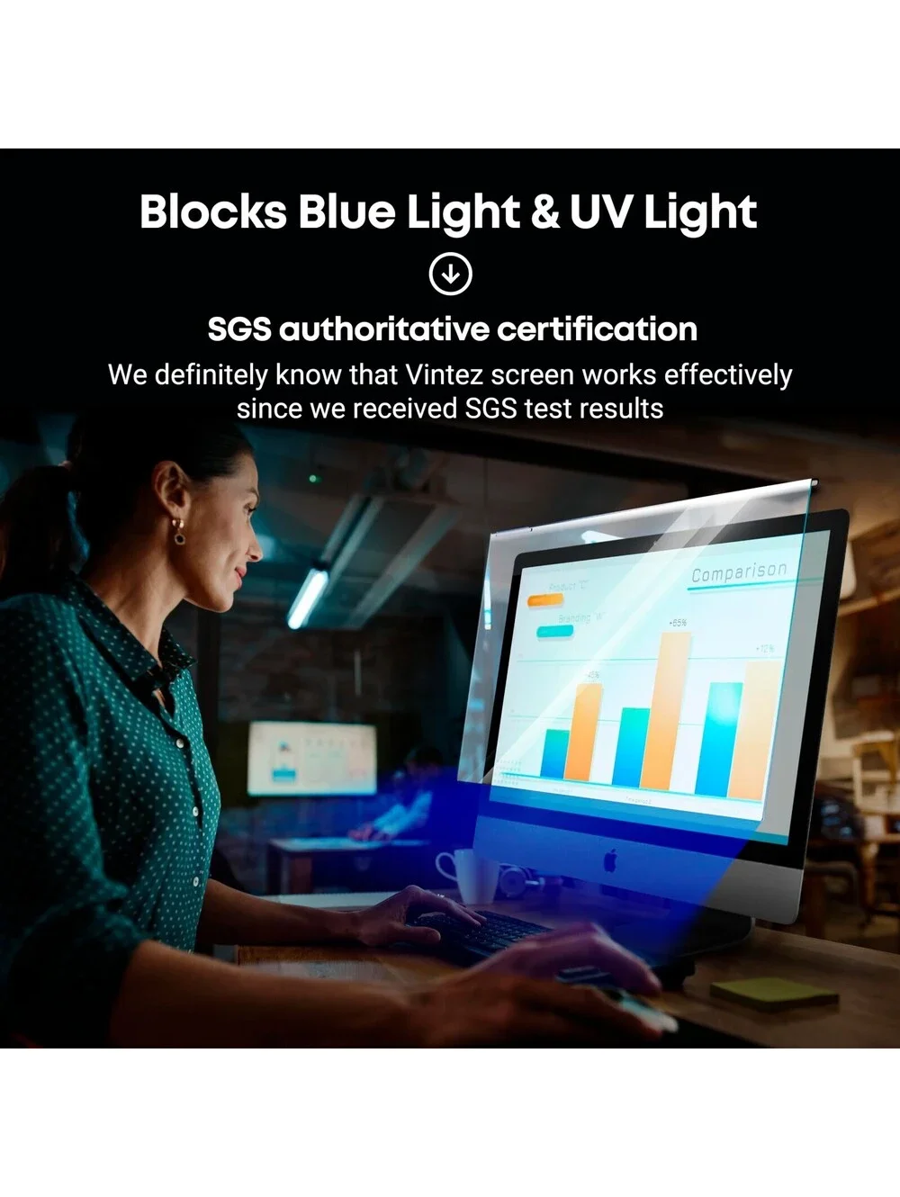 VINTEZ Blue Light Screen Protector for iMac 27